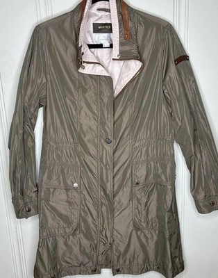 Women's Italian Trench Coat Size Med Designer Elevated Luxury Martylo Firenze