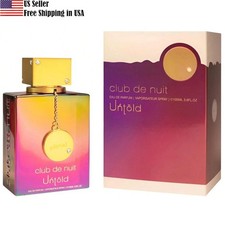 Armaf club de nuit UNTOLD 105ml/3.6oz Eau de Parfum Unisex Spray - New in Box