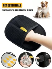 Pet Static Hair Removal Gloves Double Sided Grooming Gloves For Cat&Dog Reusable