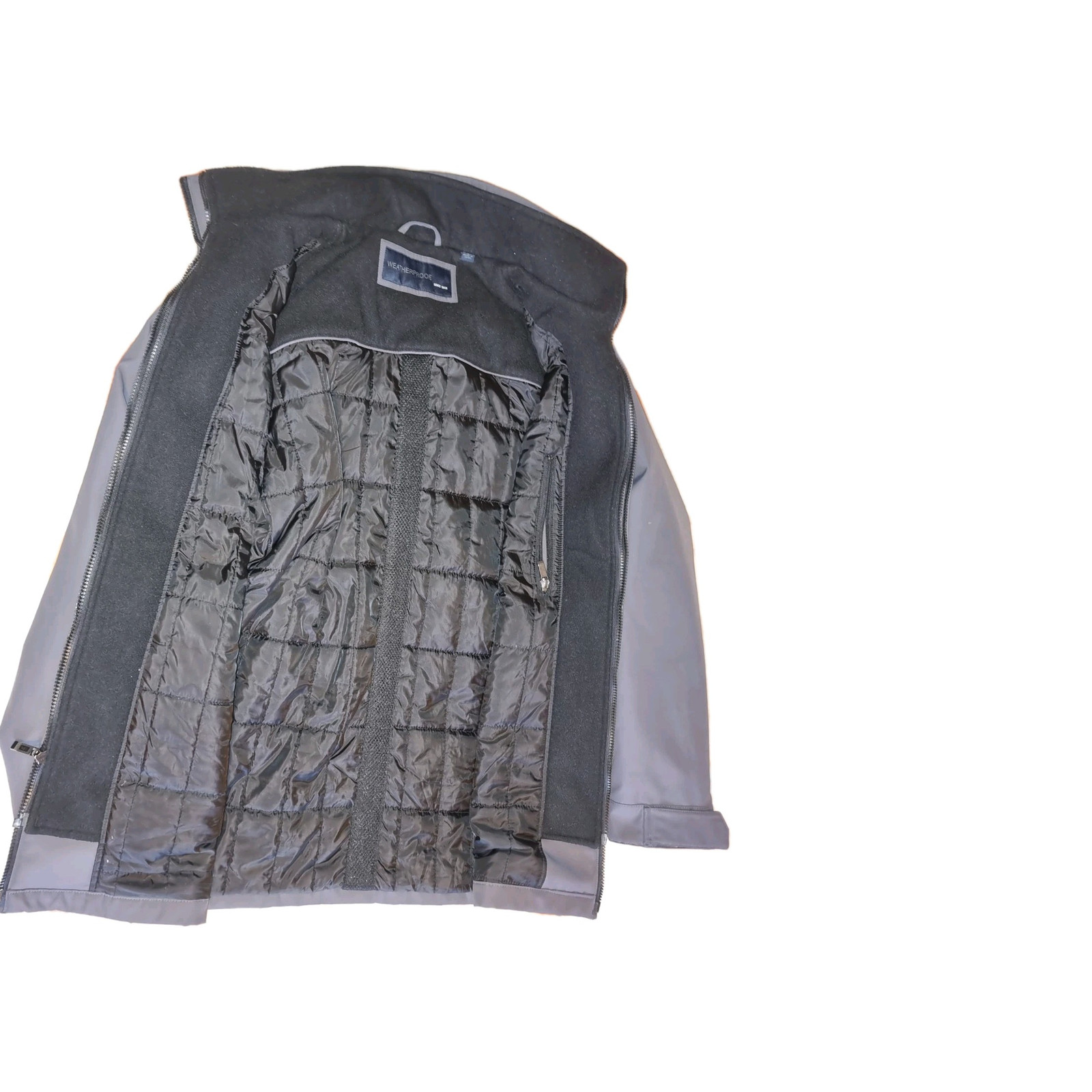 Weatherproof Soft Shell Lined Dual Zip Jacket Gre… - image 4