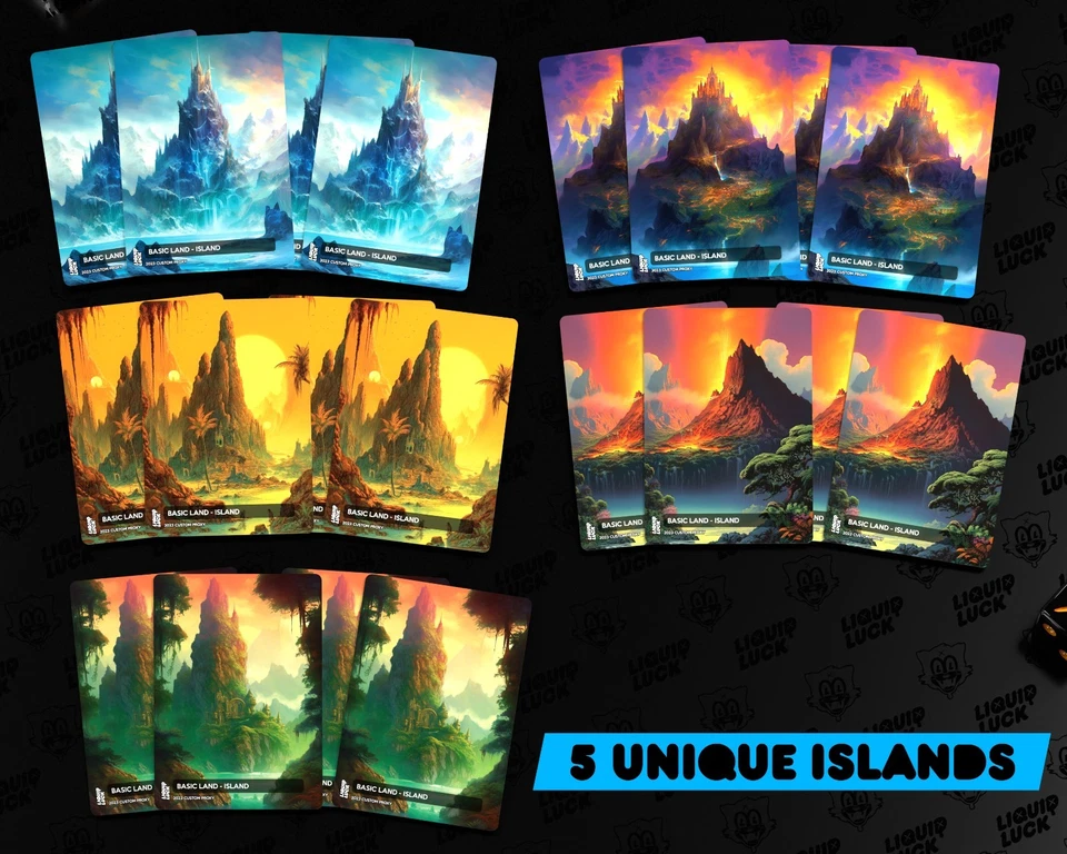 Dan Dan  / Forgetful Fish X MTG Custom Altered Art - Full Art Two Player Game - Image 3 of 4