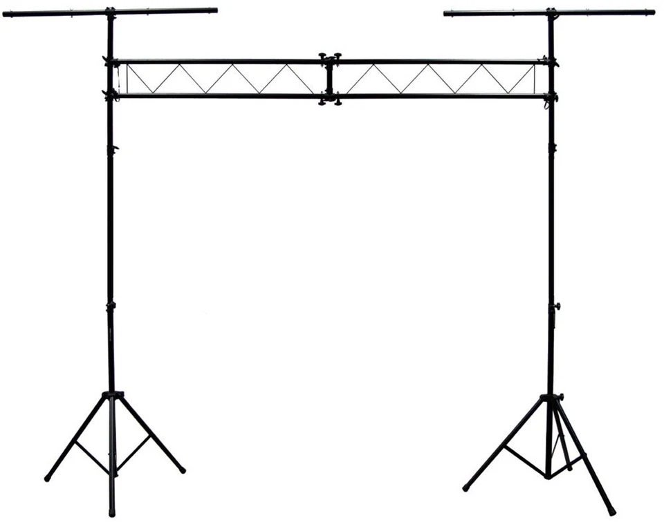 Pro Audio DJ Portable Light Lighting Fixture T Bar Stands 10Ft Truss Package - Image 2 of 4