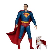 New  Mcfarlane DC Multiverse  2025  Superman & Krypto  Deluxe Theatrical