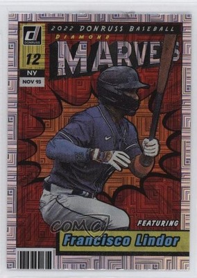 2022 Panini Donruss Marvels Vector Francisco Lindor #M-10 16kt