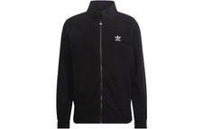 adidas FW22 Trefoil Fz Teddy Print Zip Collar Jacket