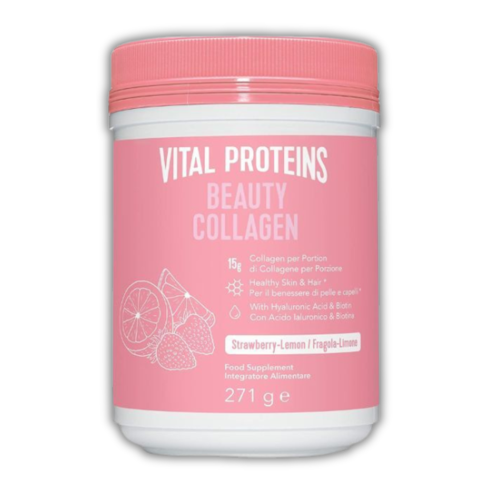 Vital Proteins Beauty Collagen Strawberry Lemon 271G - Image 4