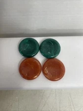 KING'S COURT super checkers  Game Parts Golden 1989 4 replacement pieces Free Sh