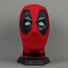 Cosplay High Quality Deadpool Full Face Mask Perspective Breathable Knit Helmet