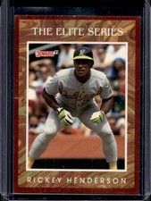 1991 Donruss Rickey Henderson The Elite Series #/10000 Athletics
