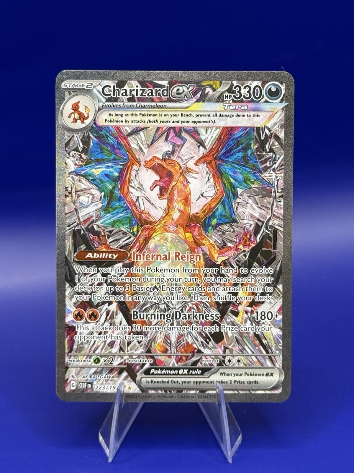 Charizard ex 223/197 SV03: Obsidian Flames Holo