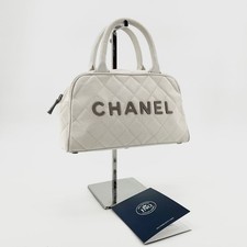 CHANEL Sac de bowling en tissu 110318-753 145936504