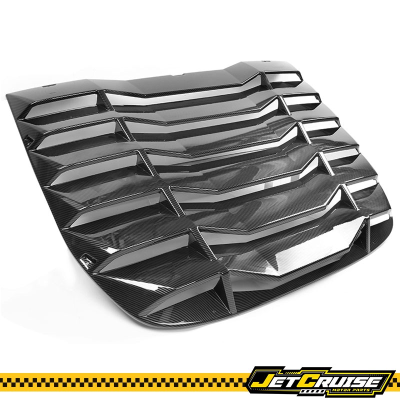 Fits 09-20 Nissan 370Z Coupe IKON Carbon Look Rear Window Louver