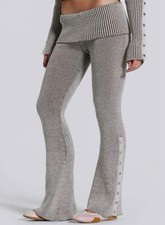 Jaded Ldn Kensu Foldover Trousers Size Medium