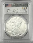 2024 (P) AMERICAN SILVER EAGLE STAR PRIVY PCGS MS70 FDOI DAMSTRA MASTER DESIGNER