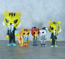 Tokidoki Tiger Nation Assortment of Five Figures Blind Box and Mighty Jaxx