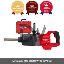 Milwaukee M18 Onefhiwf1d 18v Fuel 1in High Torque D-handle Impact Bare Tool Milwaukee M18 Onefhiwf1d 18v Fuel 1in High Torque D-handle Impact Bare Tool