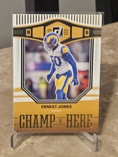 2022 Donruss #CIH-15 Ernest Jones  Champ is Here Football  Los Angeles Rams