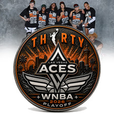 Las Vegas Aces Challenge Coin WNBA 2026 Playoff Basketball Memorabilia New