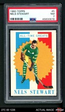 1960 Topps #5 Nels Stewart All-Time Greats Maroons HOF PSA 7 - NM