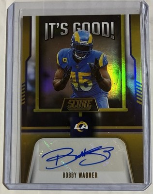 Bobby Wagner 2023 Score It s Good Auto Case Hit Rams Seahawks Commanders 