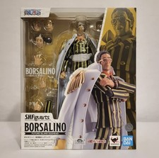 BANDAI S.H.Figuarts ONE PIECE Borsalino Future Island Egghead Figure Model Toys-