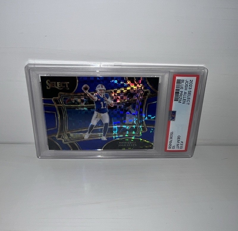 2023 Select Football Josh Allen Field Level Blue Prizm /49 PSA 10 #310 Bills
