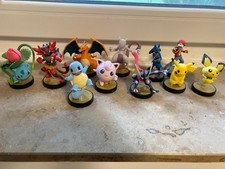 11x Nintendo Pokemon Amiibo: Pikachu, Bisakno...