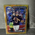 2024 Topps Chrome - Rookies Caleb Williams #202 Gold Wave Refractor /50 (RC)