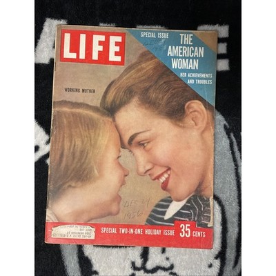 Life Magazine 1956 The American Woman Working Mother special holiday issue