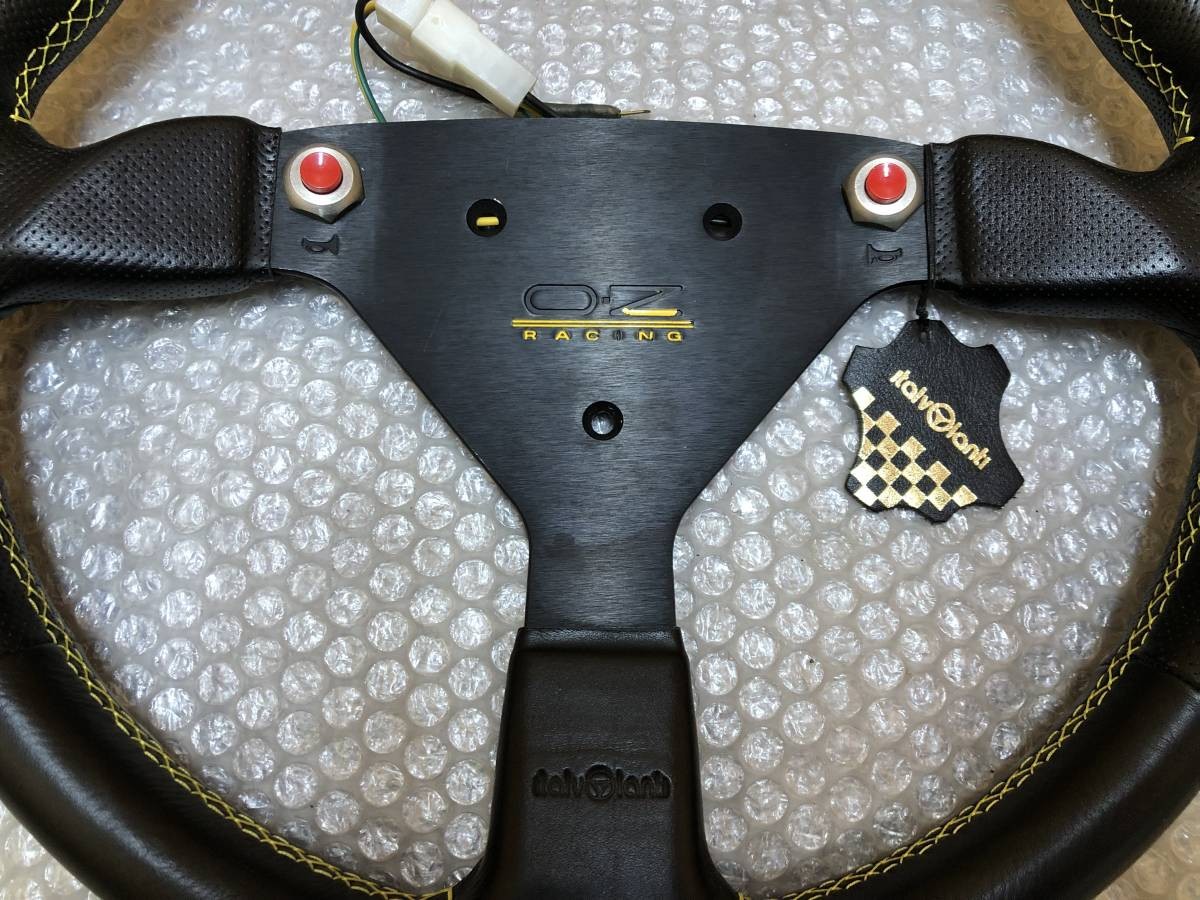 italvolanti OZ Racing Super Turismo Steering Wheel 350mm Black JDM