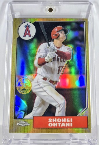 Shohei Ohtani RARE REFRACTOR INVESTMENT CARD TOPPS CHROME ROOKIE OF THE YEAR MVP