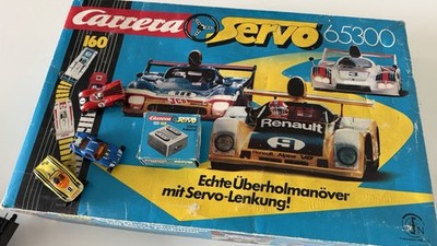 Carrera Servo 160 Set 65300 Rennbahn + Autos + Zubehör Vintage (K83)