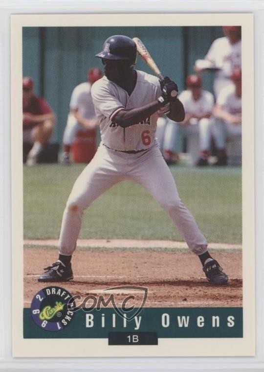 1992 Classic Draft Picks Billy Owens #53 1s2x