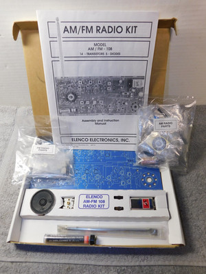ELENCO AM/FM-108 RADIO KIT Assembly Manual Only   14 Transistors, 5 Diodes