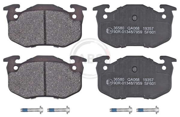 A.B.S. Bremsbelagsatz Scheibenbremse 36580 FüR CitroËN Renault Peugeot S0 Megane-image