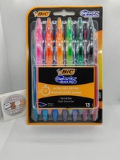 Bic Gelocity Quick Dry Gel Ink Pens Medium Tip (0.7 mm) Assorted 13 Pens