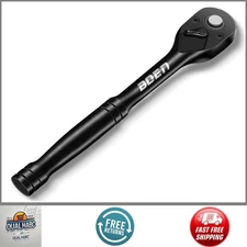 1/4 Inch Drive Ratchet,72-Tooth Quick-Release,5-Degree Swing,Reversible,Chrome A