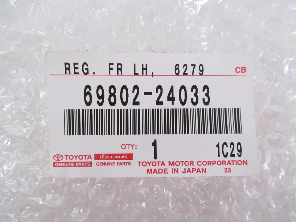 TOYOTA Genuine LEXUS SC300 400 REGULATOR WINDOW JDM OEM 69802-24033 - Image 2 of 2