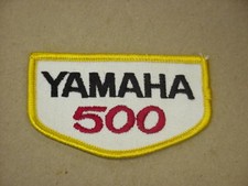 NOS Vintage Yamaha 500 Patch 3-1/2" x 2"