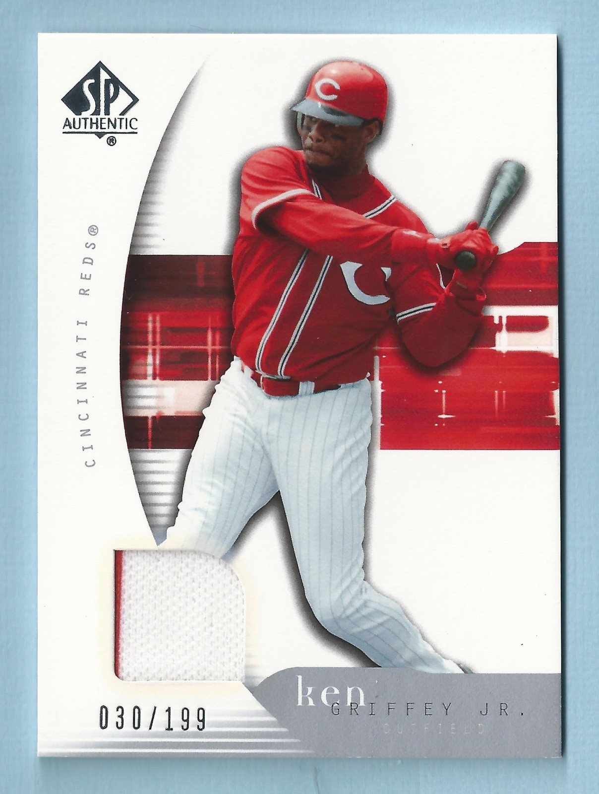 KEN GRIFFEY JR. 2005 SP AUTHENTIC JERSEY # 30/199-image