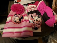 Minnie Mouse Hat and Mitten Set Toddler 2T-4T One Size Fits Most 3m Thinsulate