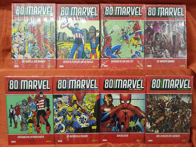 Die komplette 80 Jahre Marvel Collection 8 Hardcoverbände Komplettpaket Neuware