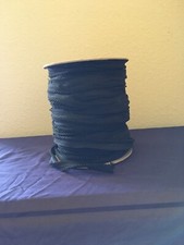 1/4" black rayon twist piping welting cord trim 19.75 yards