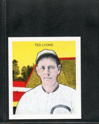 1933 Tattoo Orbit Baseball Reprints - Ted Lyons - Chicago White Sox
