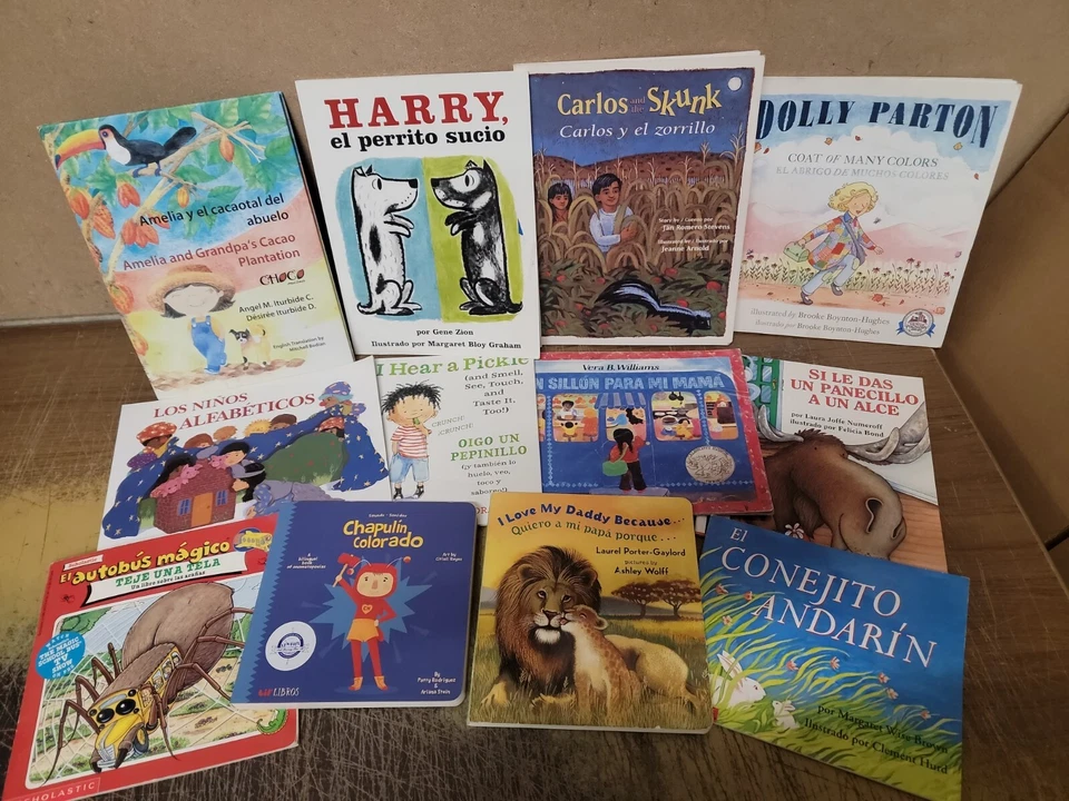 Lot of 10 Spanish Espanol Learn to Read Child Kids Picture ESL Book MIX UNSORTED - Image 2 of 4