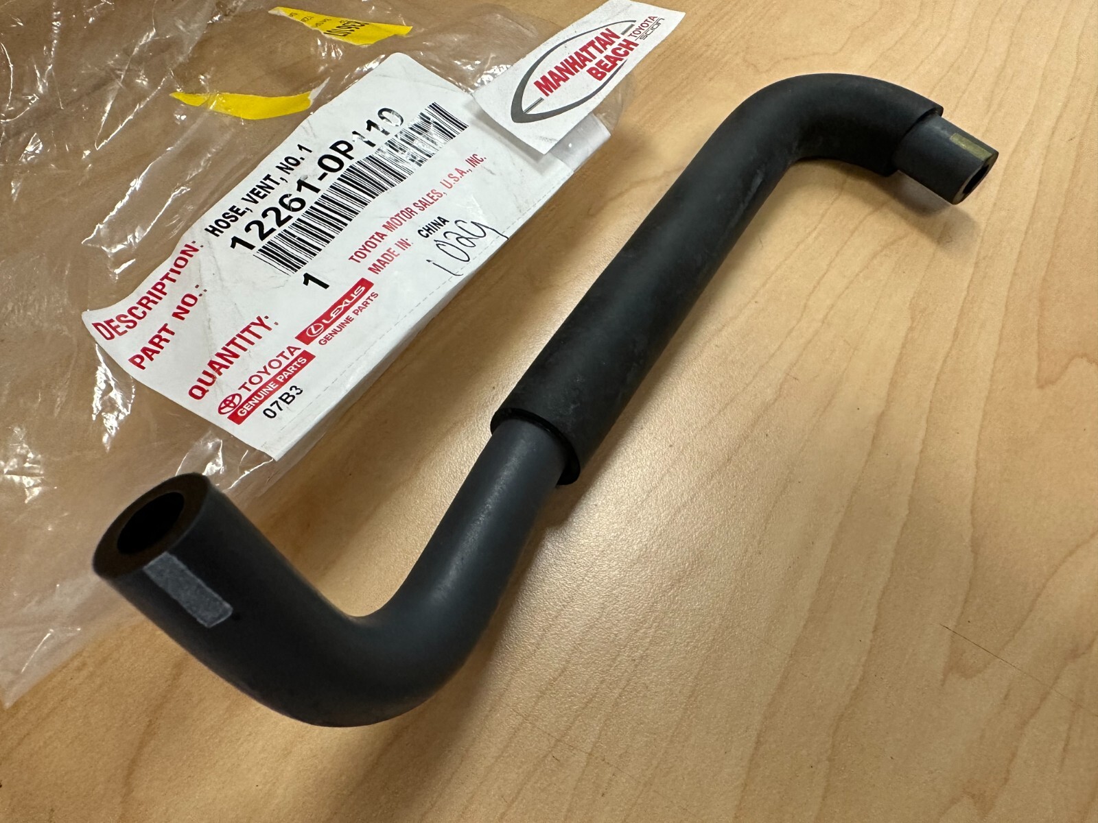 16-23 TACOMA NEW GENUINE TOYOTA PCV VENTILATION HOSE 12261-0P110 FOR 3 ...