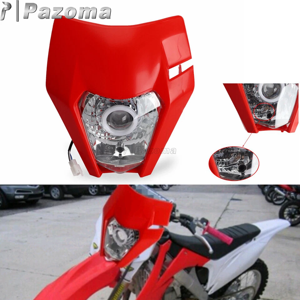 Emark E8 Motocross LED Headlight for Honda XR CR CRF 100 110 150 125 230 250 450 - Imagem 2 de 4