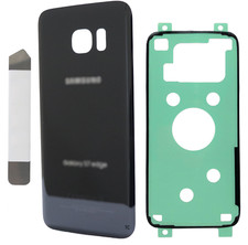 Replacement Back Glass Cover Adhesive And Tool for Samsung S7 Edge Black