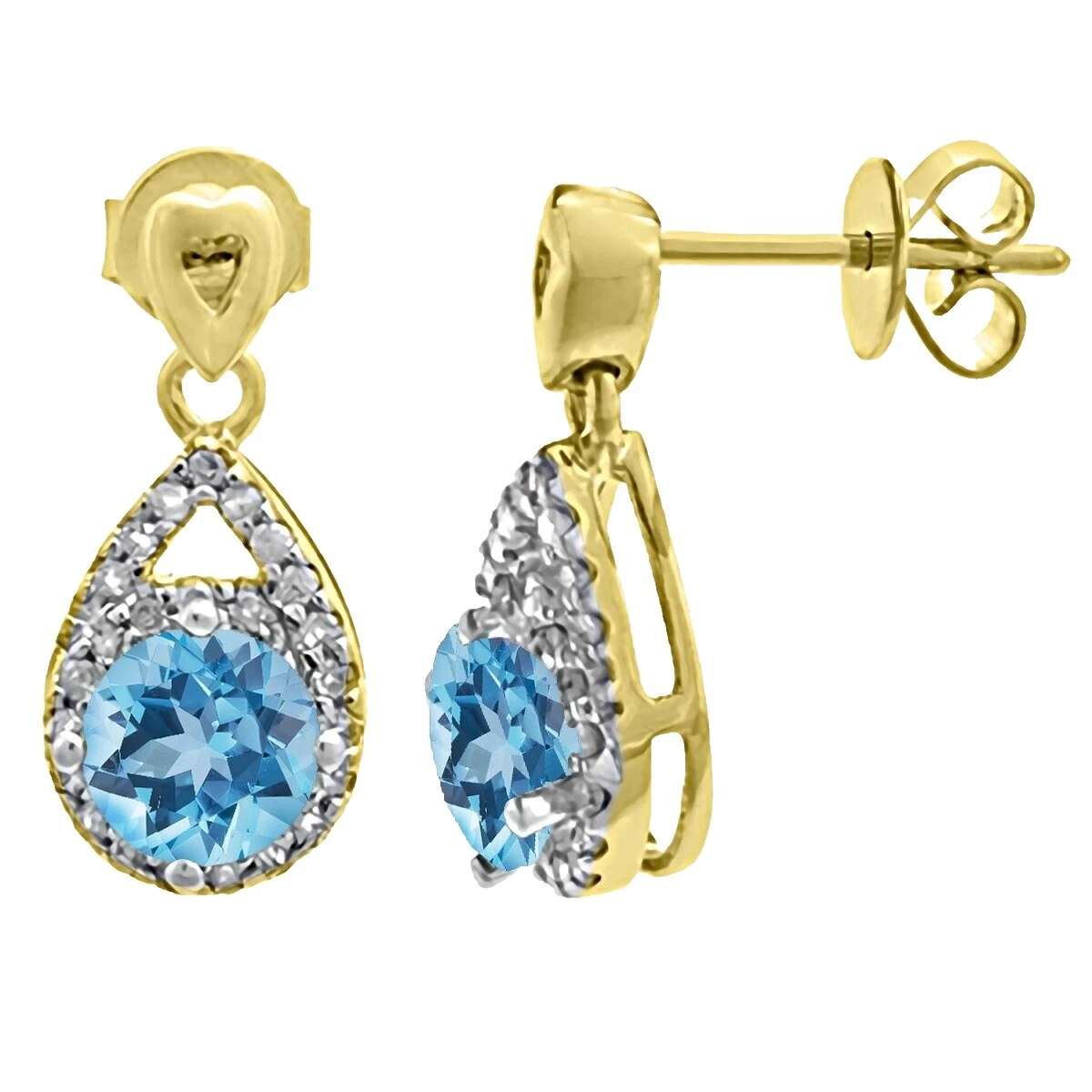 Pendientes de Topacio love Fashion