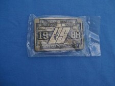 VINTAGE 1988 UNITED STATES OLYMPIC SHOOTING TEAM BELT BUCKLE NEW